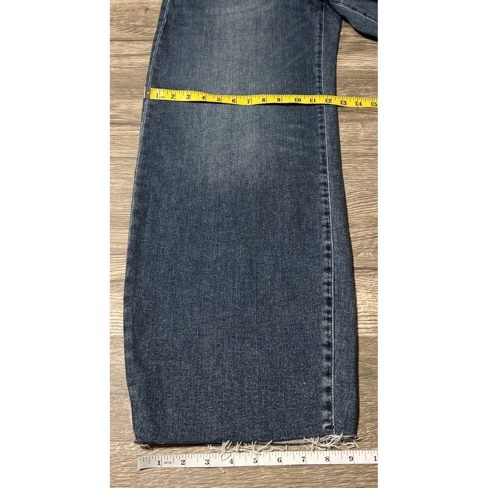 7 For All Mankind NWT Bonnie Curvilinear Barrel Leg High Rise Jean SZ 29 (30x30) - Picture 11 of 13